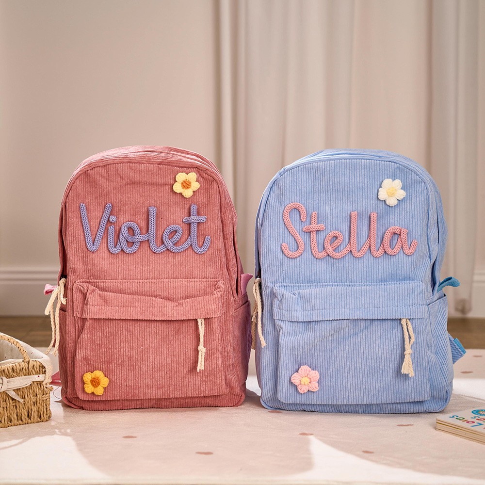 Personalised Kids Backpack With Name Back to School Gift