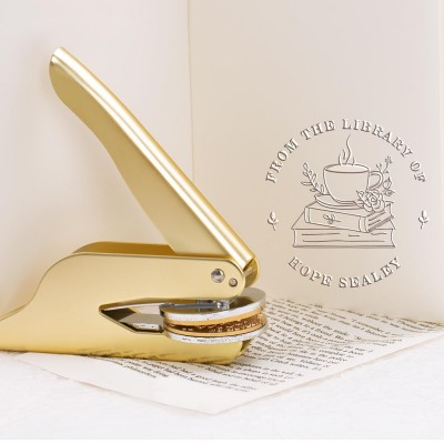 Custom Book Embosser Book Lover Gifts/Graduation Gifts/Gifts for Teachers